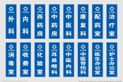 科室牌在医院中的作用？？？